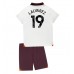 Manchester City Julian Alvarez #19 Babykleding Uitshirt Kinderen 2023-24 Korte Mouwen (+ korte broeken)